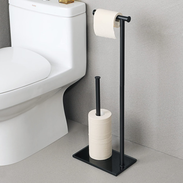 Hacbop Retro Free Standing Toilet Roll Holder Wayfair.co.uk
